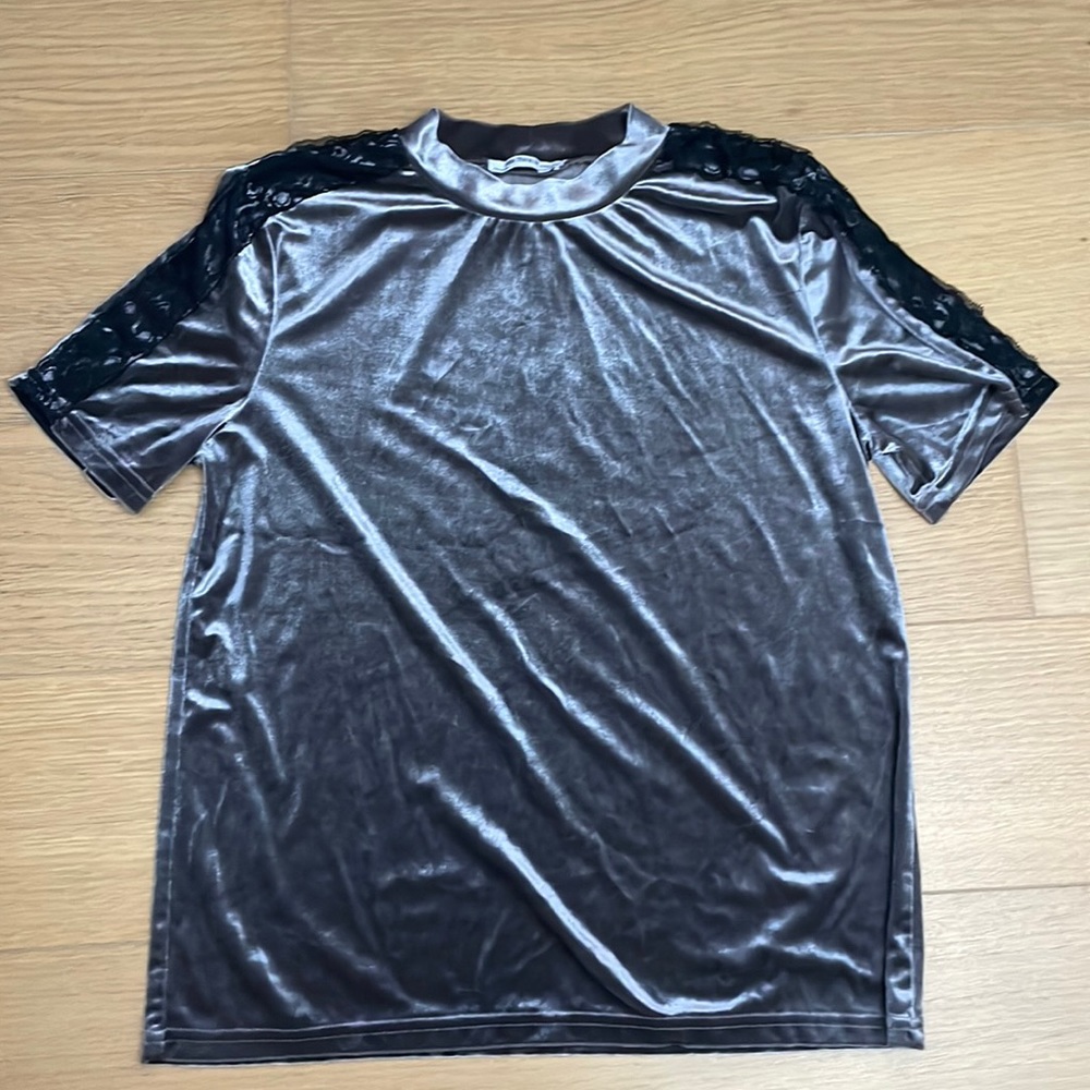 Zara silver tshirt.